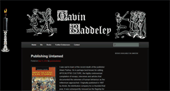 Desktop Screenshot of gavinbaddeley.com