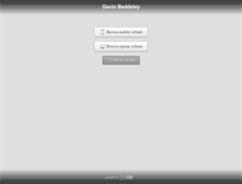 Tablet Screenshot of gavinbaddeley.com